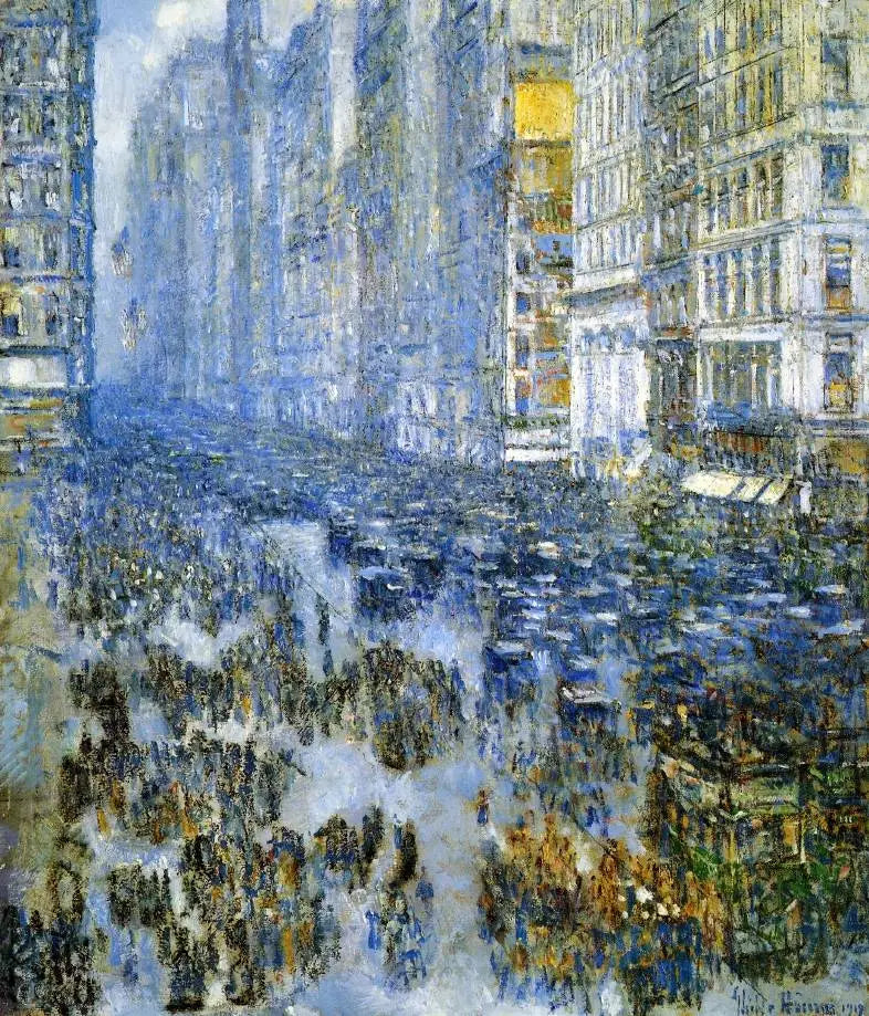 Viides Avenue - Childe Hassam