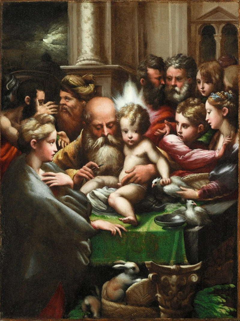 Jeesuksen ympäryskastajaiskuva - Parmigianino
