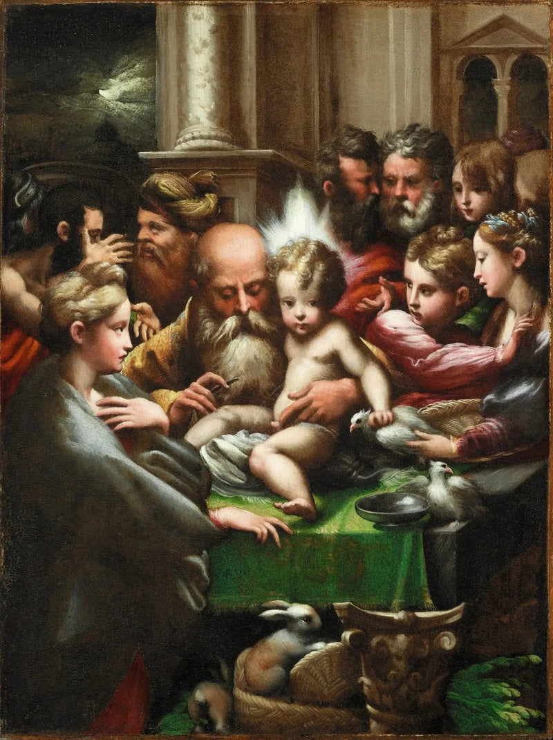Jeesuksen ympäryskastajaiskuva - Parmigianino