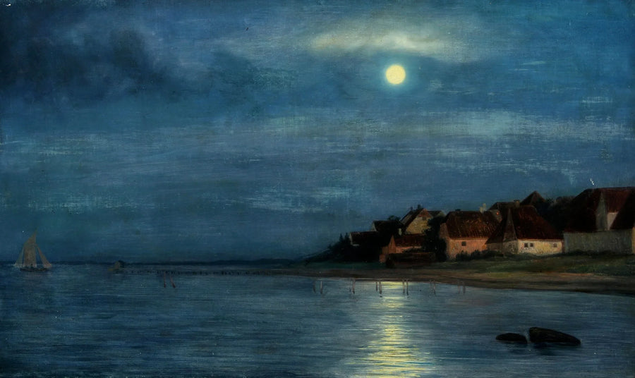 Kuunvalo. Hellebæk - Carl Heinrich Bloch