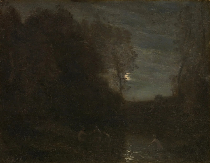 Kuunvalo - Jean-Baptiste Camille Corot