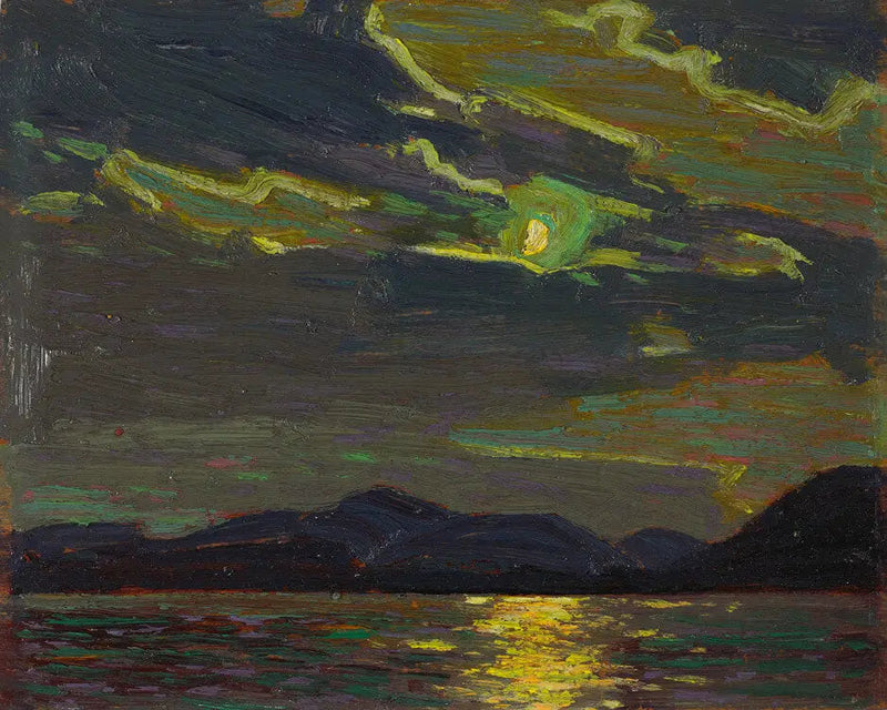 Kuunvalo lämpimänä kesäyönä - Tom Thomson