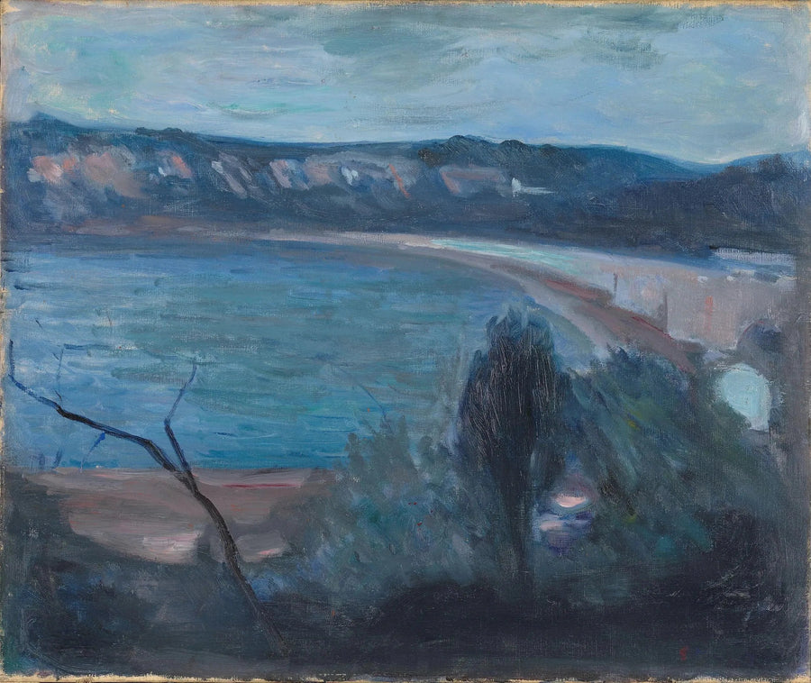 Kuuvalo Välimeren äärellä - Edvard Munch