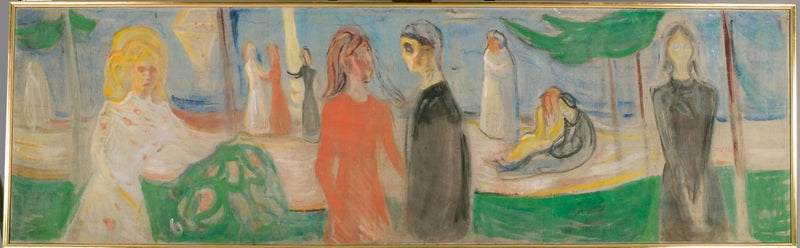 Kuuvalo rannalla - Edvard Munch