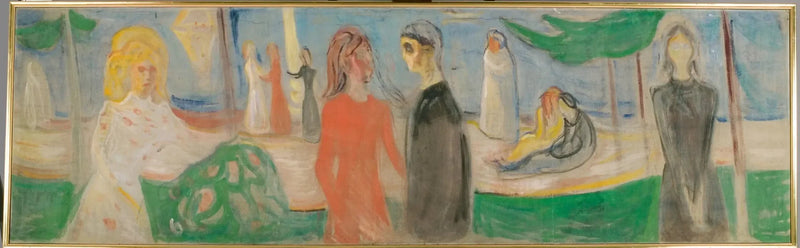 Kuuvalo rannalla - Edvard Munch