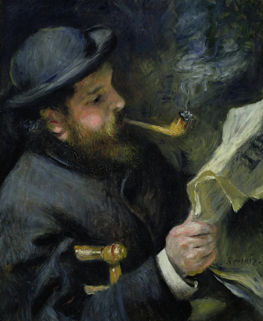 Claude Monetin muotokuva - Pierre-Auguste Renoir