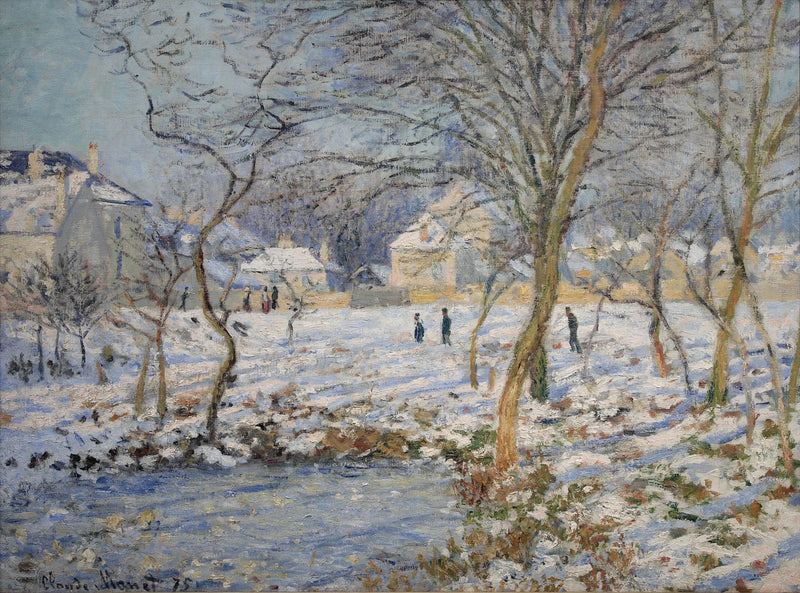 Järvi, lumen vaikutus - Claude Monet
