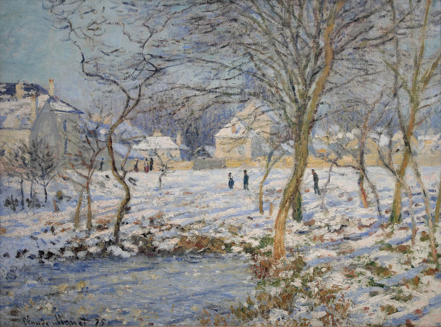 Järvi, lumen vaikutus - Claude Monet