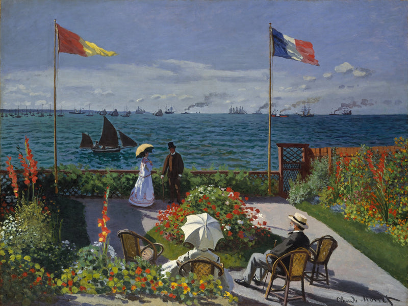 Terassi Sainte-Adresse W95:ssä - Claude Monet