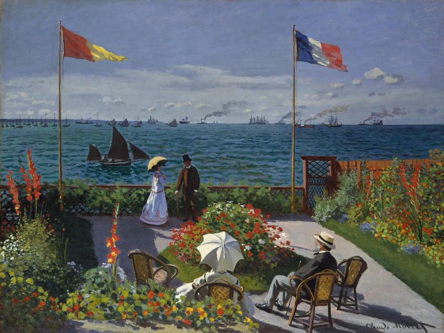 Terassi Sainte-Adresse W95:ssä - Claude Monet
