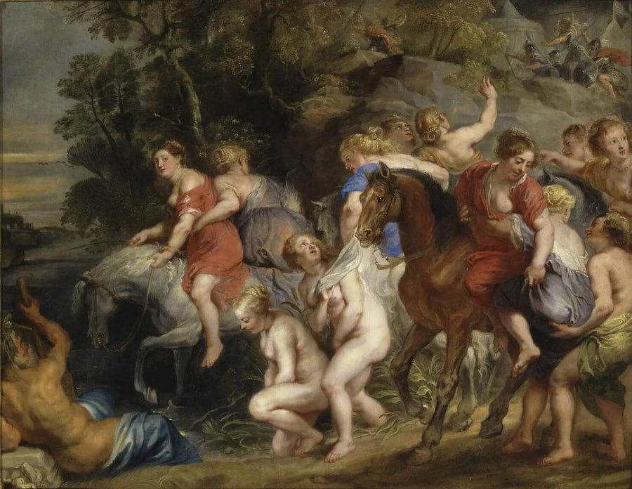 Clélie kulkee Tiberin yli - Peter Paul Rubens