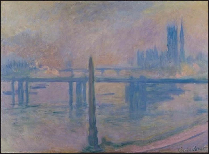 Kleopatran neula ja Charing Crossin silta - Claude Monet