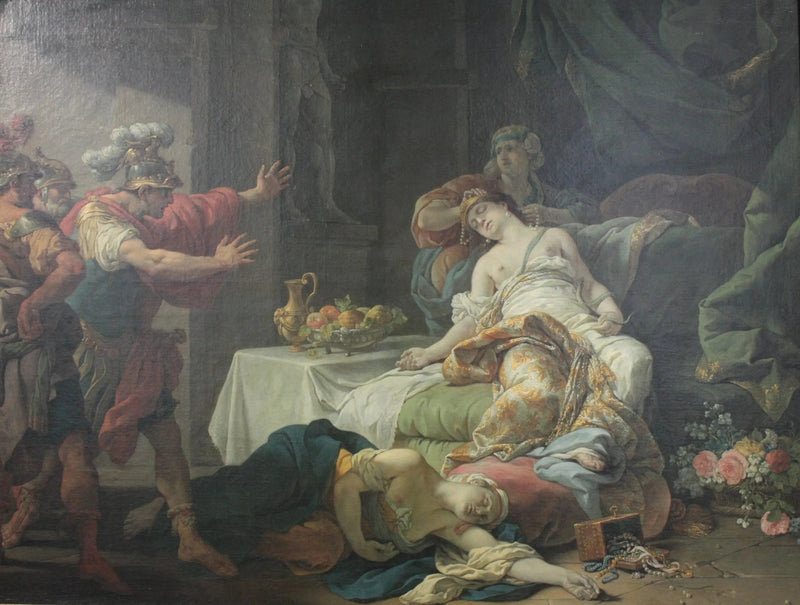 Kleopatra hengittävä - Louis Jean François Lagrenée