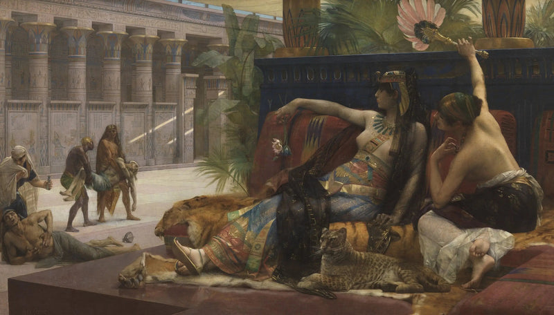 Kleopatra määrää myrkkyjä kuolemanrangaistuille - Alexandre Cabanel