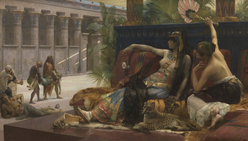 Kleopatra määrää myrkkyjä kuolemanrangaistuille - Alexandre Cabanel