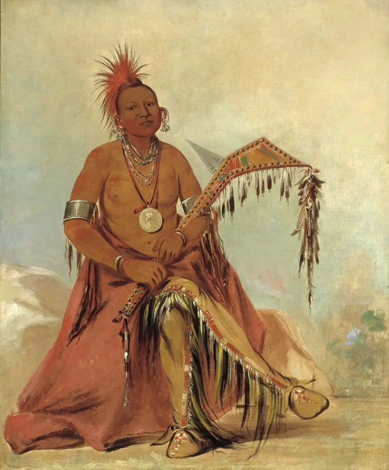 Cler-mónt, ensimmäinen heimon johtaja - George Catlin