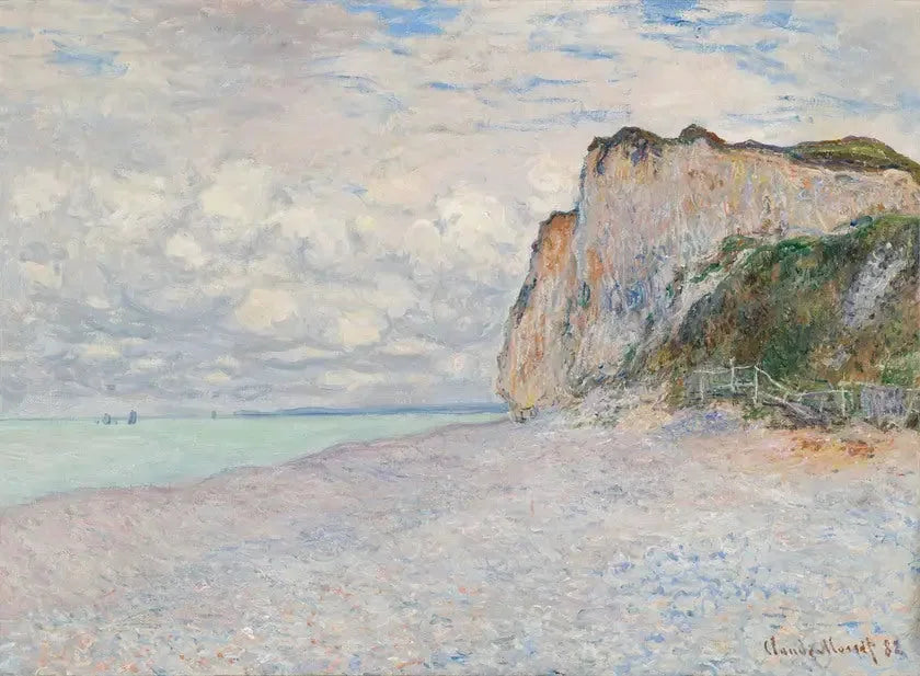Kalliot lähellä Dieppeä - Claude Monet