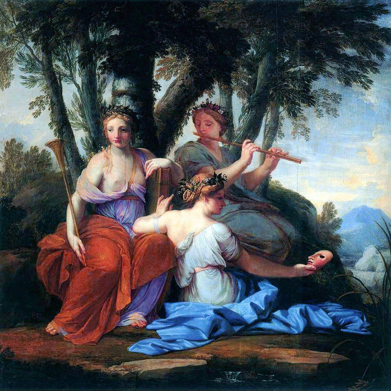 Clio, Euterpe ja Thaleia - Eustache Le Sueur