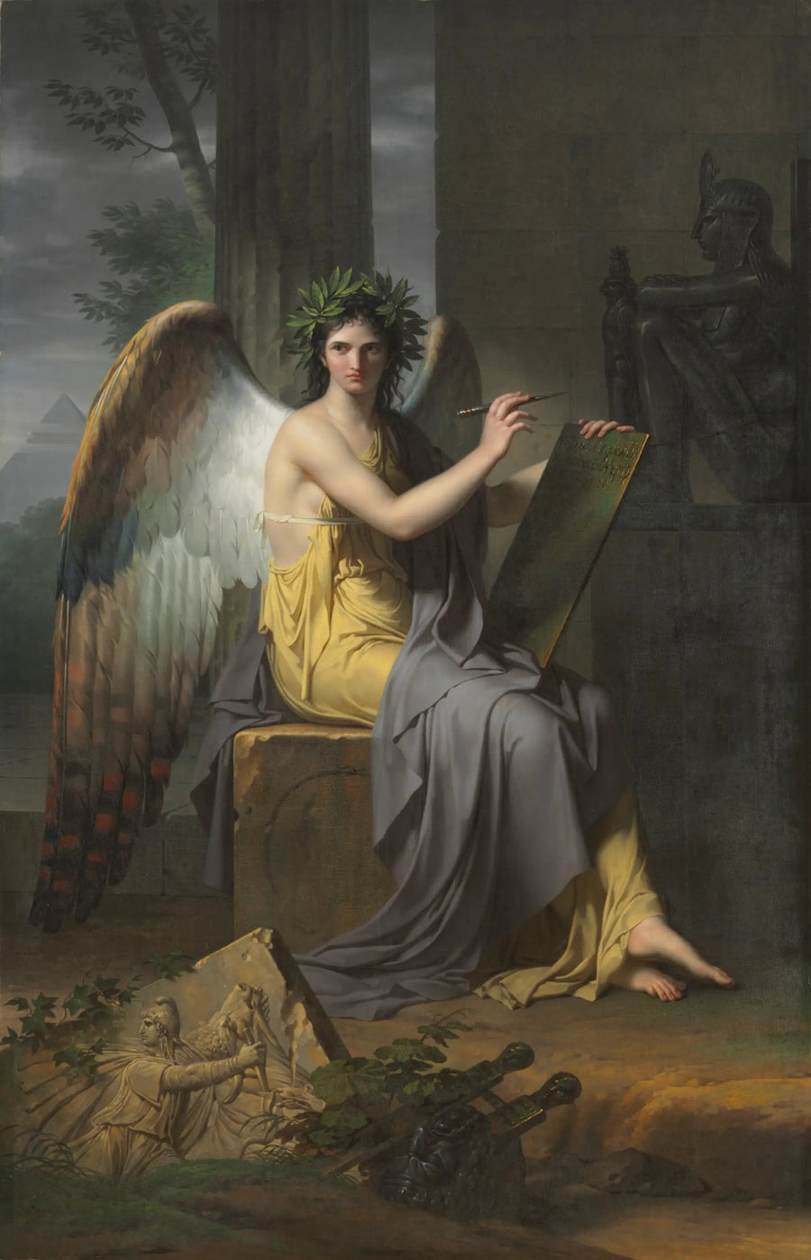 Clio, muse joka johtaa historiaa - Charles Meynier