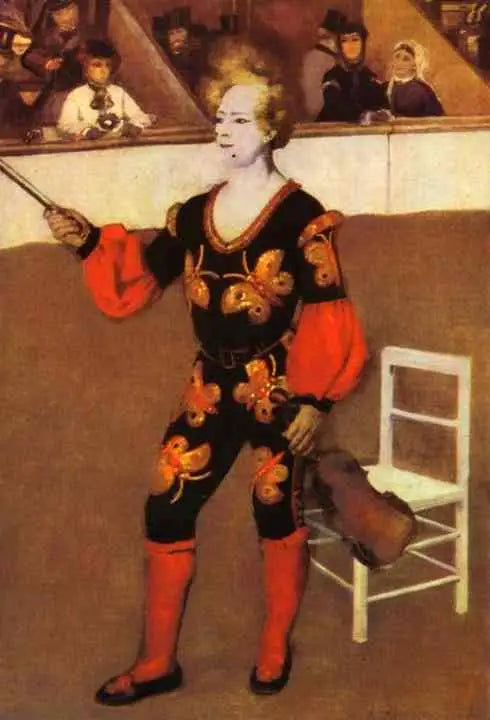 Klovni sirkuksessa - Pierre-Auguste Renoir