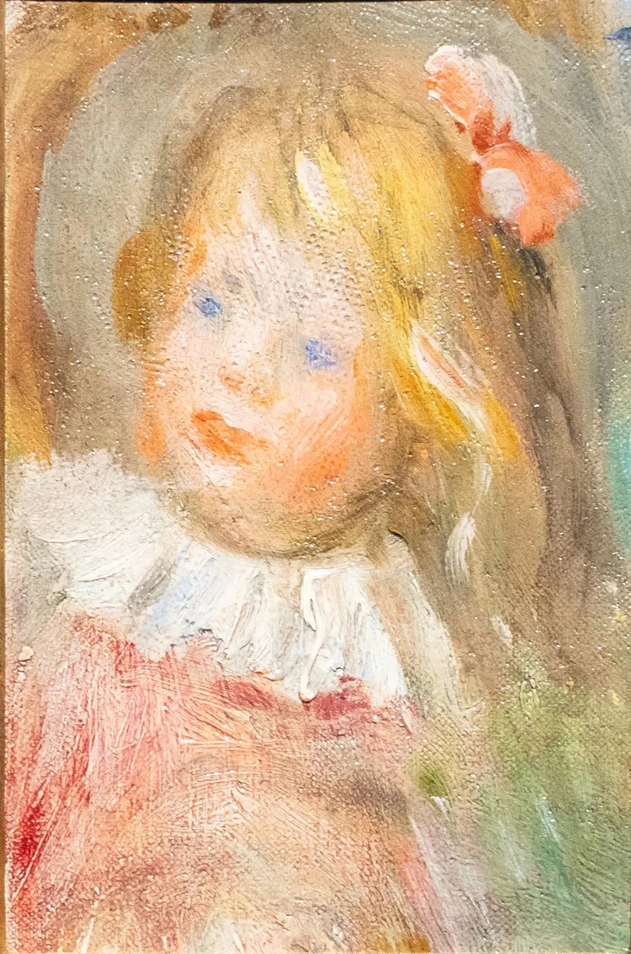 Coco punaisessa puvussa - Pierre-Auguste Renoir