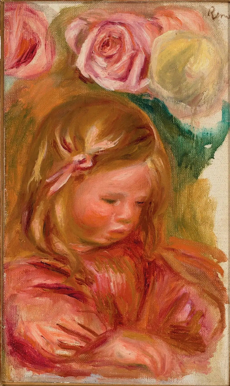 Coco ruusujen keskellä - Pierre-Auguste Renoir