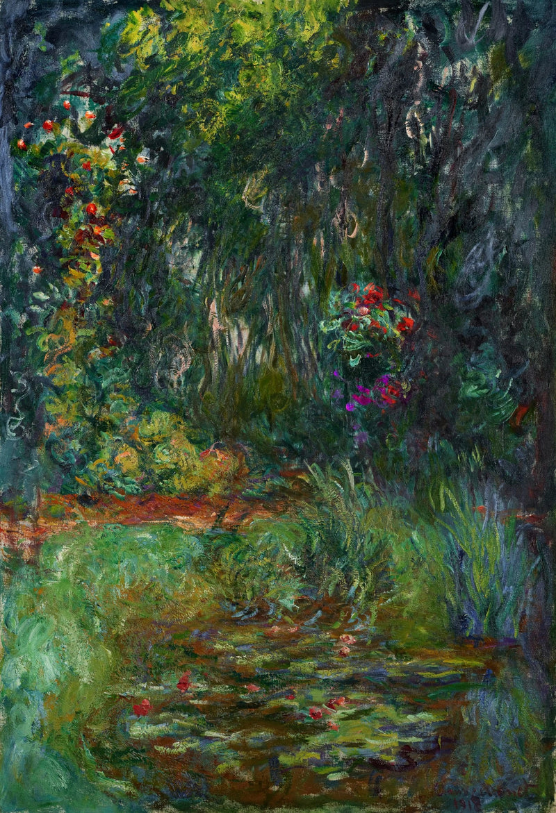 Nymfeijärven kulma - Claude Monet