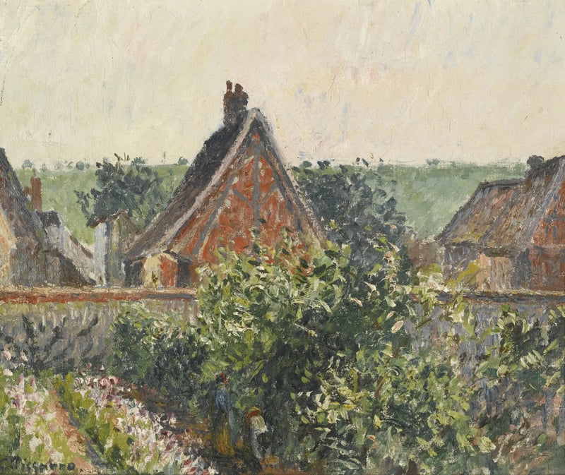 Puutarhan nurkka Eragnyssä. - Camille Pissarro
