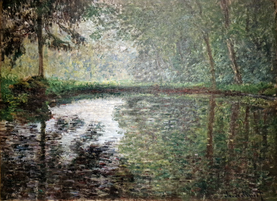 Lammen kulma Montgeron W419 - Claude Monet