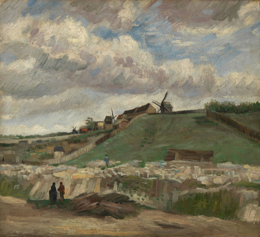 Montmartren kukkula ja kivilouhos - Vincent van Gogh