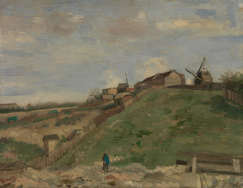 Montmartren kukkula ja kivilouhos - Vincent van Gogh