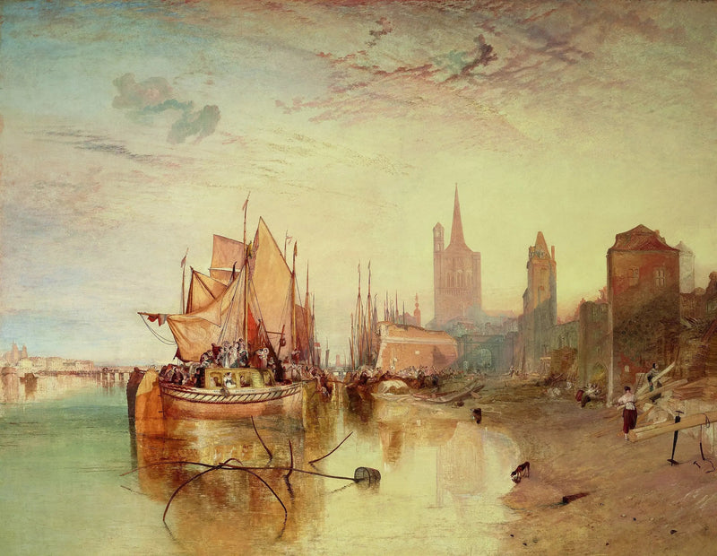 Köln: Pakettiveneen saapuminen: Ilta - J. M. W. Turner