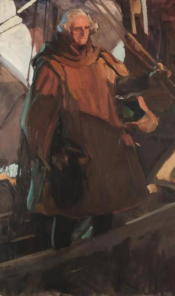 Kolumbuksen lähtö Palosista (puolivarjossa) - Joaquín Sorolla