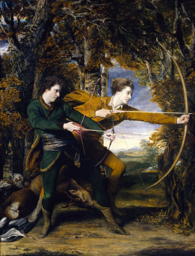 Colonel Acland ja Lord Sydney : Jousimiehet - Joshua Reynolds