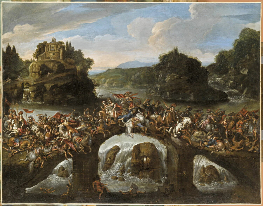 Combat des Amazones contre les Grecs - Claude Deruet
