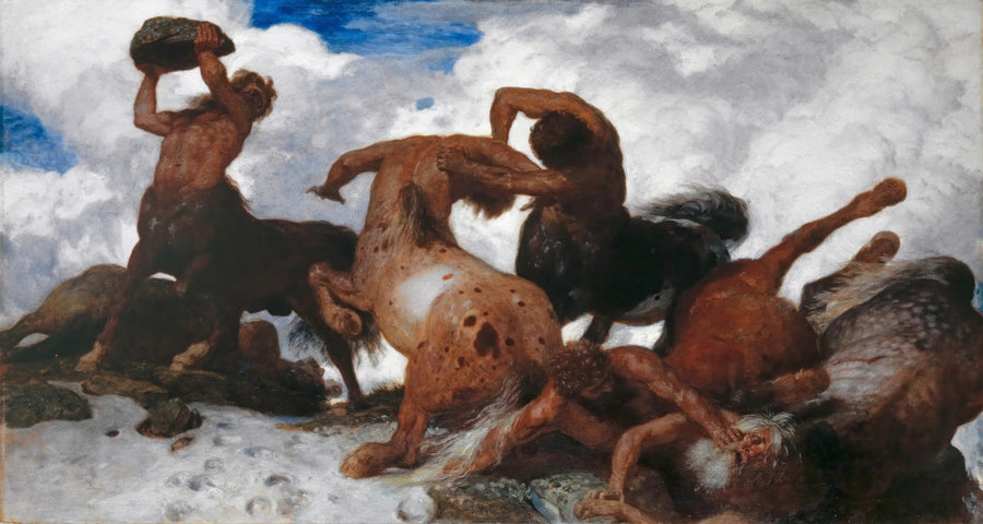 Centaurien taistelu - Arnold Böcklin