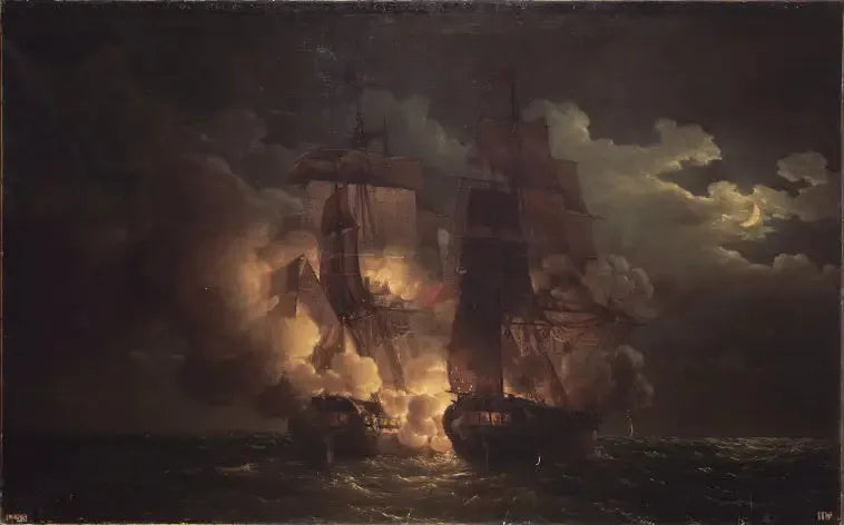 Meritaistelu Loz-saarien edustalla, 7. helmikuuta 1813 - Louis-Philippe Crépin