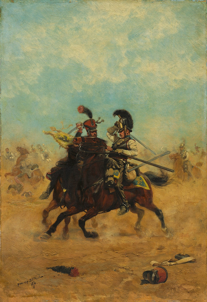 Taistelu väreistä - Édouard Detaille