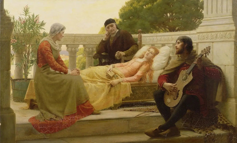 Kuinka Liza rakasti kuningasta - Edmund Blair Leighton