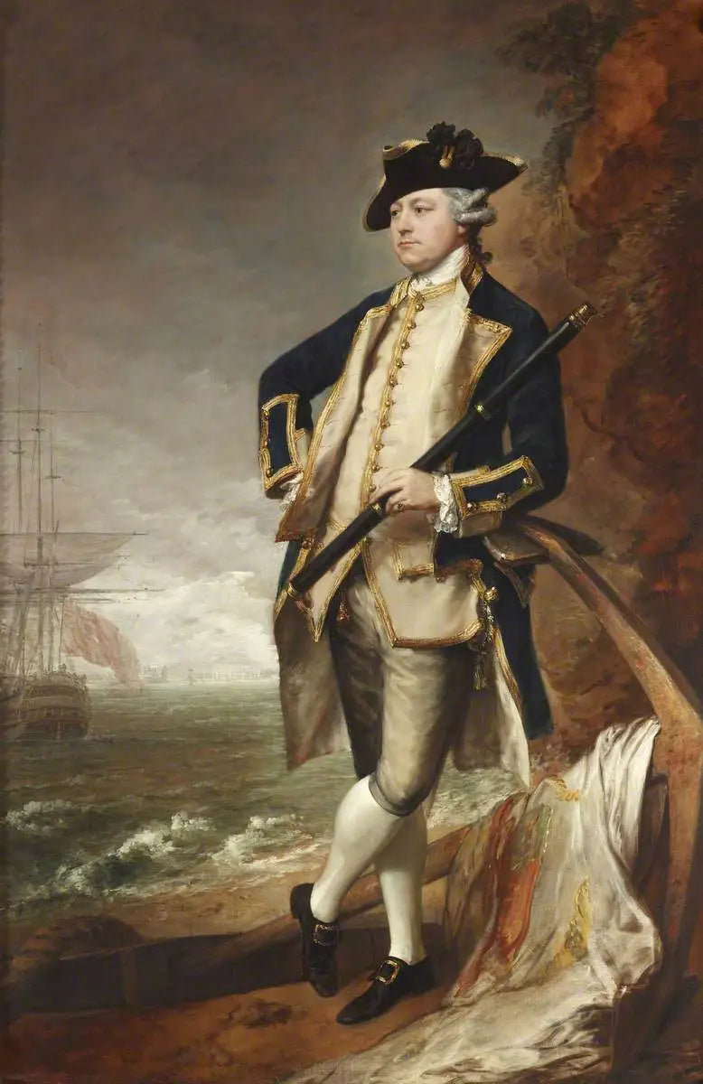 Commodore kunnioitettava Augustus Hervey, myöhemmin apulaisamiraali ja Bristolin 3. kreivi (1724-1779) - Thomas Gainsborough
