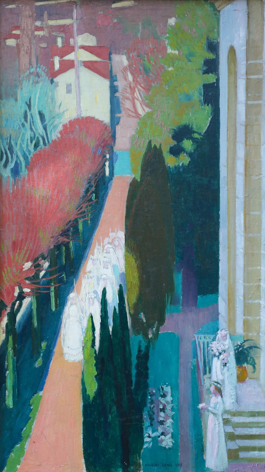 Kommunikoimassa Prieurén terassilla - Maurice Denis