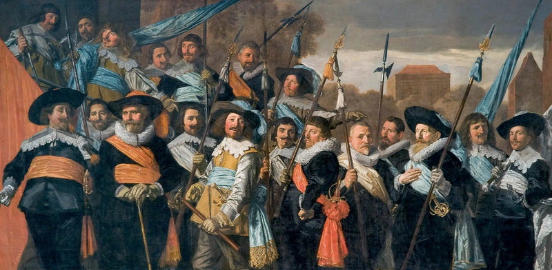 Haarlemin muskettisotilaskomppanian porvarillinen joukko 1639 - Frans Hals