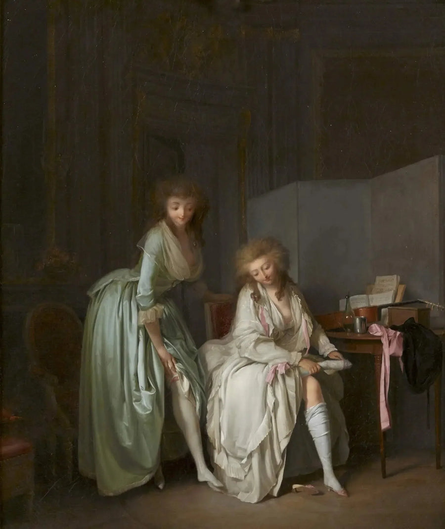 Pienien jalkojen vertailu - Louis-Léopold Boilly