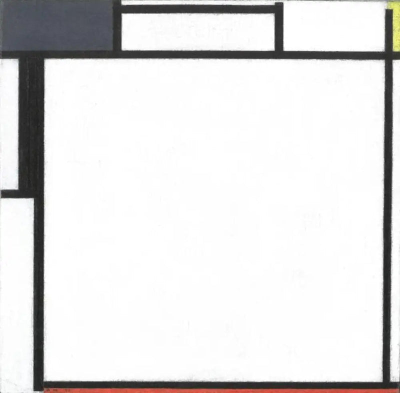 Koostumus sinisestä, keltaisesta, mustasta ja punaisesta - Piet Mondrian