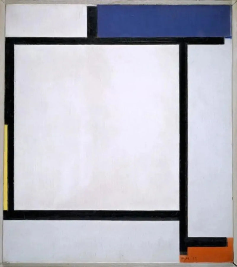 Koostumus sinisestä, mustasta, keltaisesta ja punaisesta - Piet Mondrian