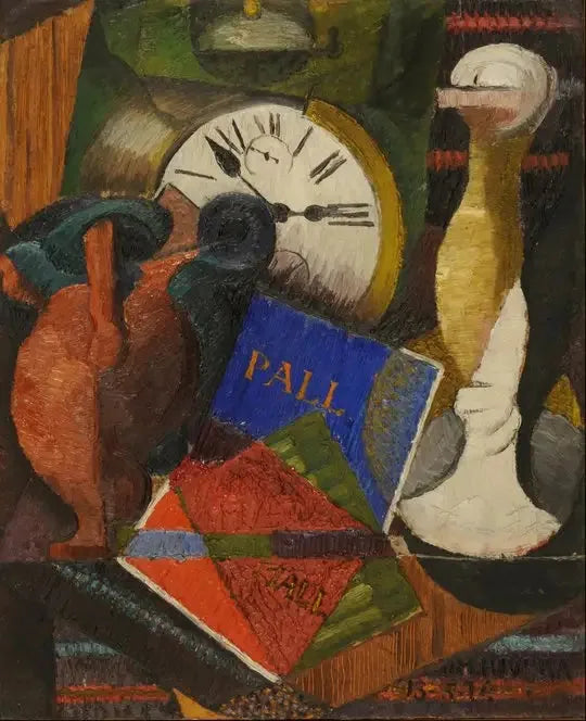 Kelloa sisältävä koostumus - Diego Rivera