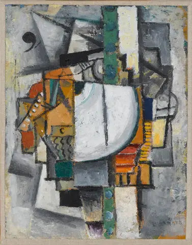 Kubofuturistinen koostumus piano kanssa - Kazimir Malevich