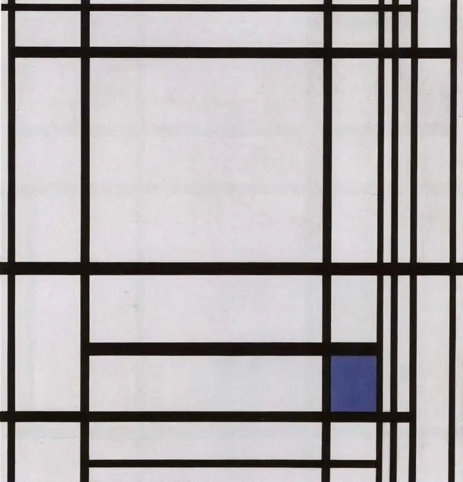 Viivojen ja värien koostumus: III - Piet Mondrian