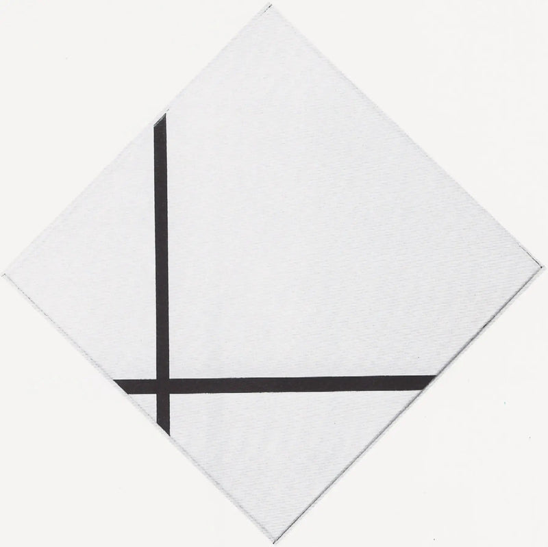 Romboidikuvio kahdella viivalla - Piet Mondrian