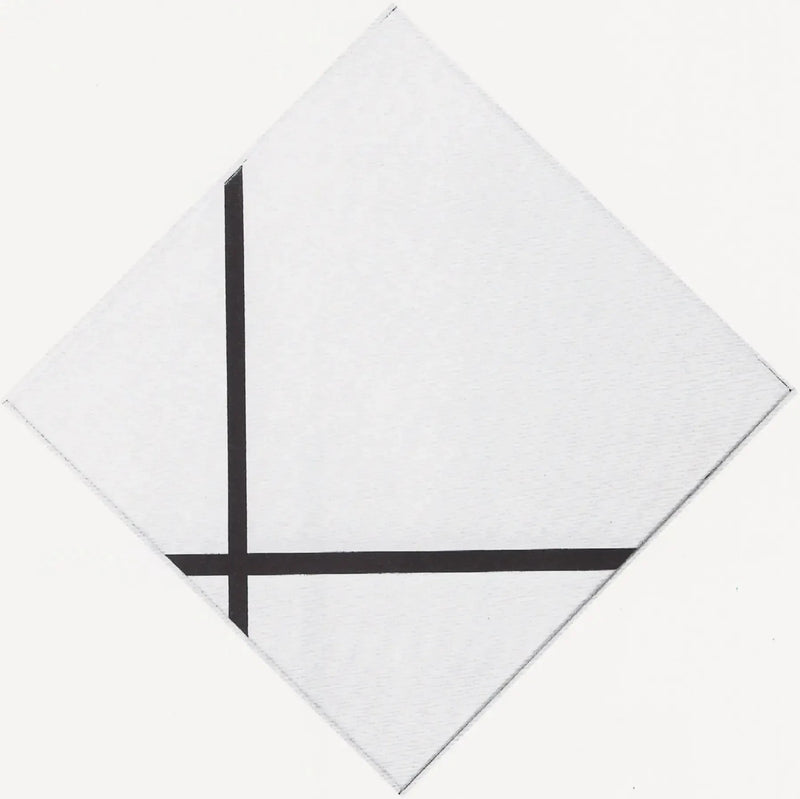 Romboidikuvio kahdella viivalla - Piet Mondrian